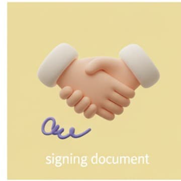 ลงนาม