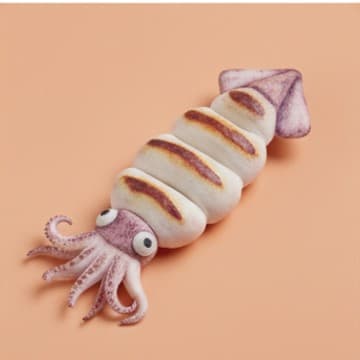 ปลาหมึกย่าง