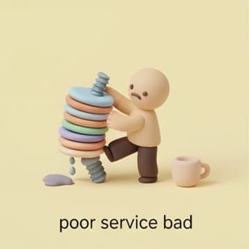 บริการไม่ดี